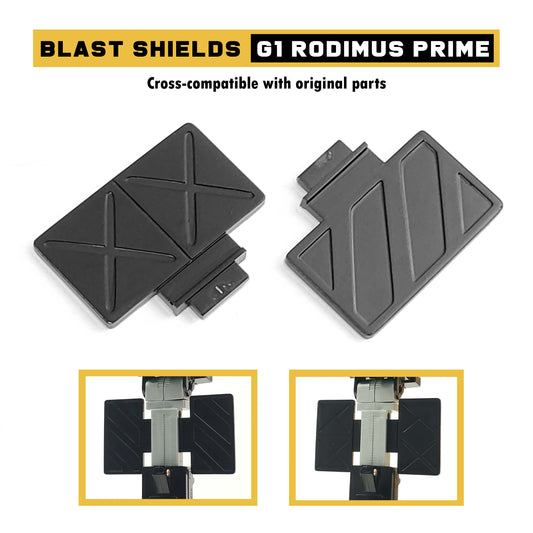 Blast Shields (2x) Parts for G1 Rodimus Prime