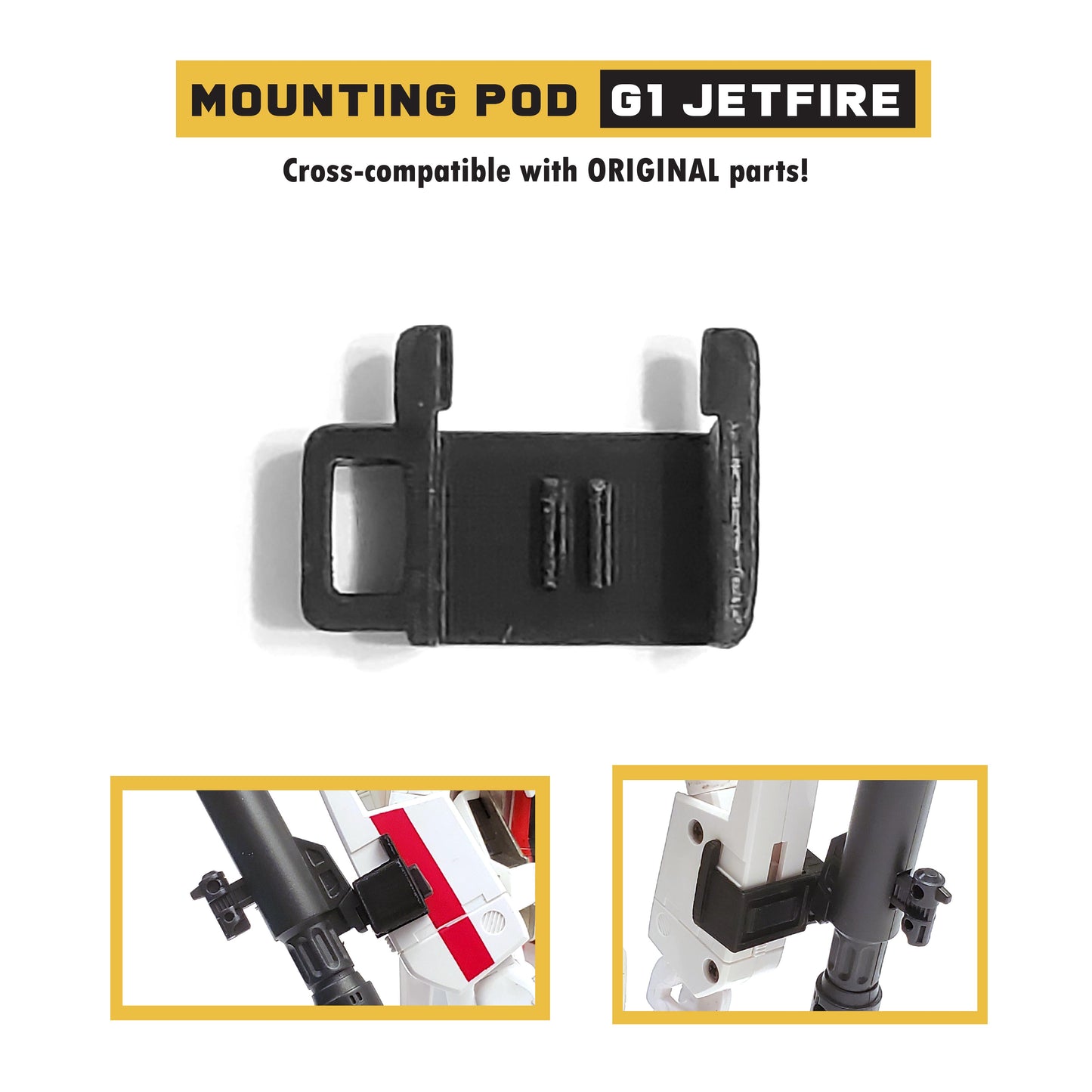 Mounting Pod (Gun Clip) Part for G1 Jetfire