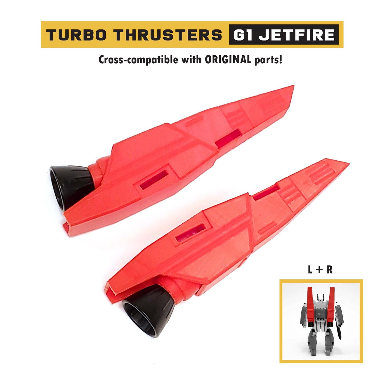 Turbo Thruster Parts for G1 Jetfire
