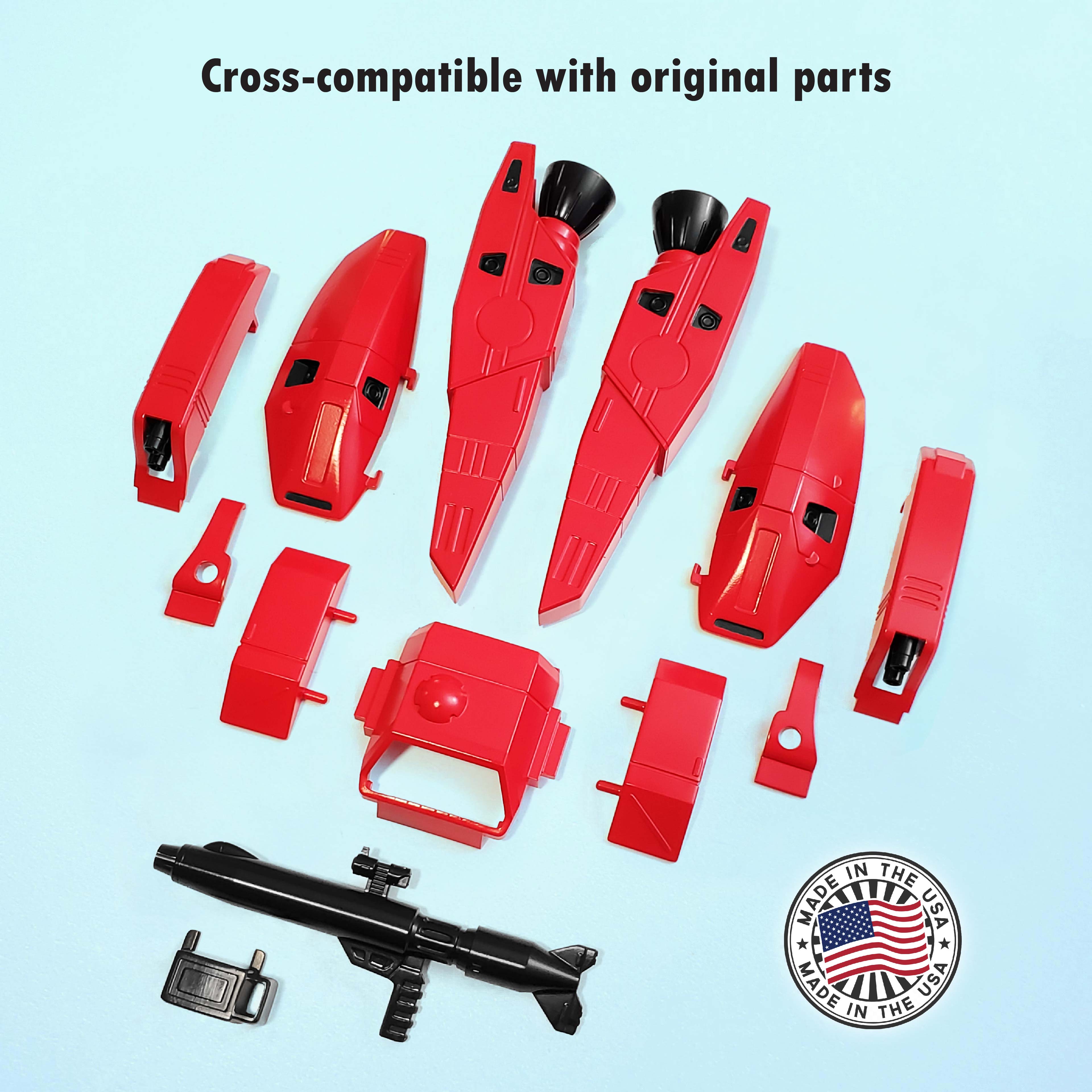 G1 Jetfire Complete Parts Set Destron Designs