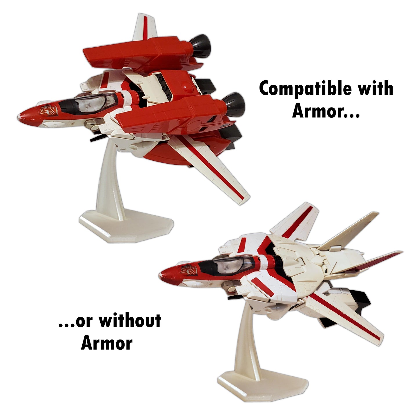 (2-in-1) Display Stand for G1 Jetfire