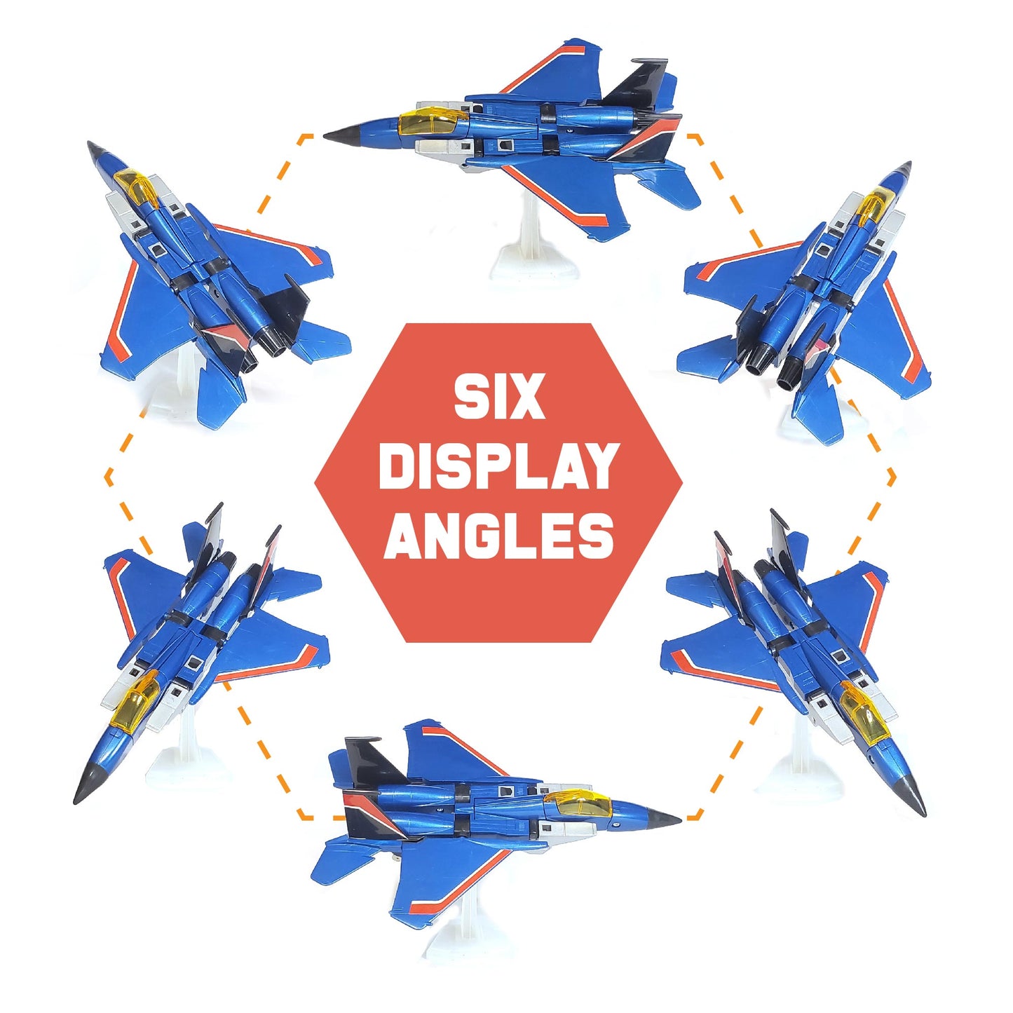 (3-Pack Bundle) Display Stands for G1 Seeker Jets