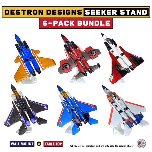 (6-Pack Bundle) Display Stands for G1 Seeker Jets