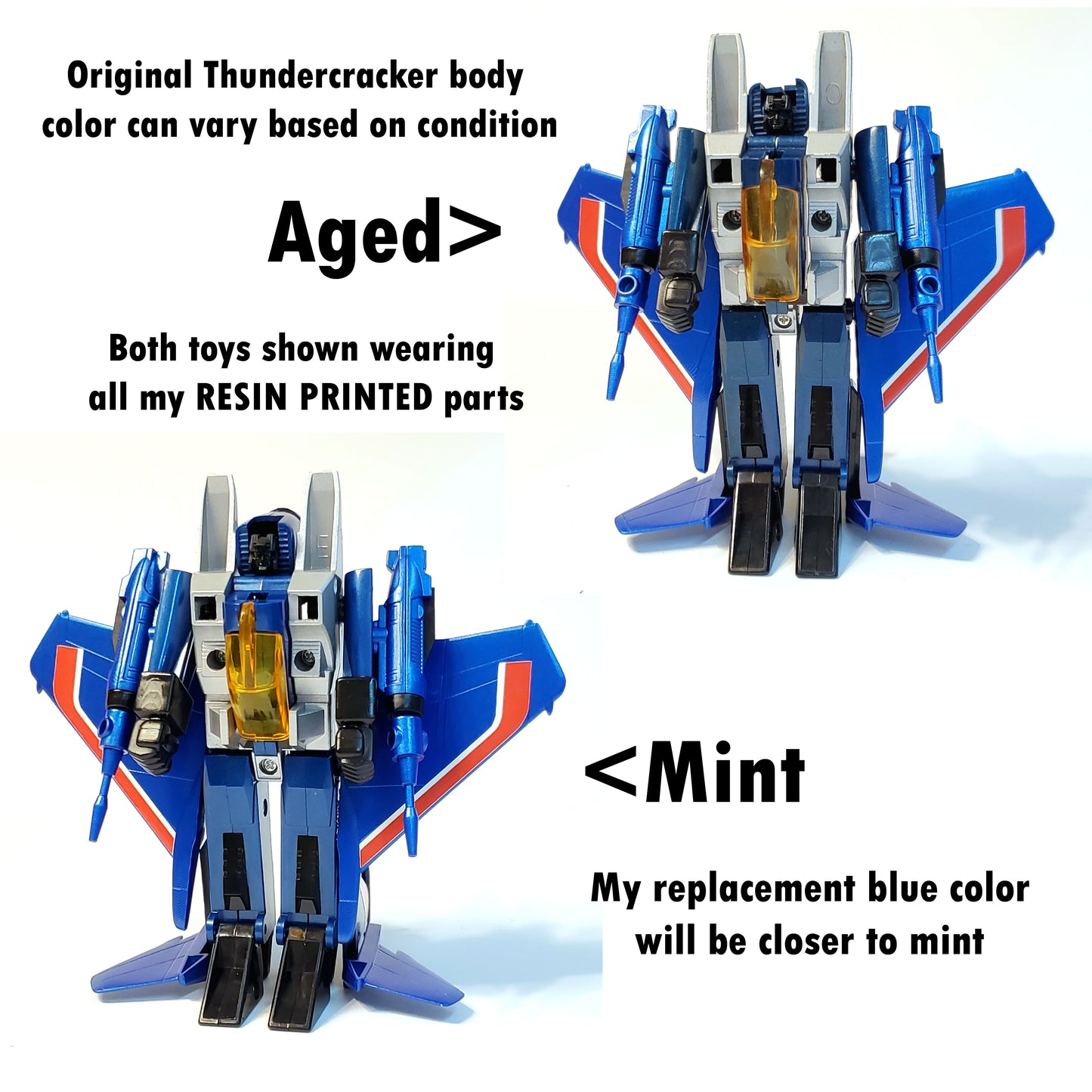 Complete Parts Set for G1 Thundercracker