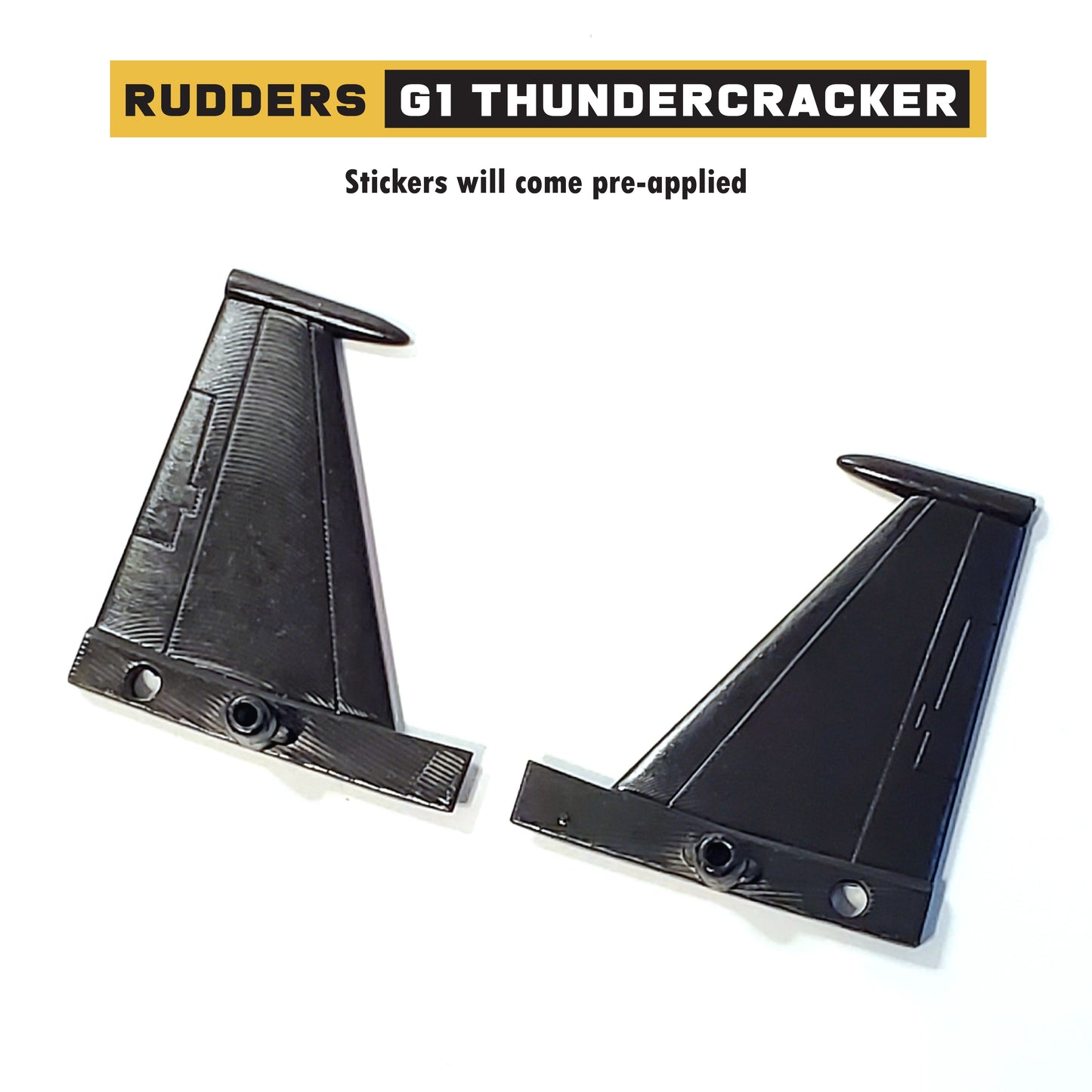 Rudder Parts for G1 Thundercracker