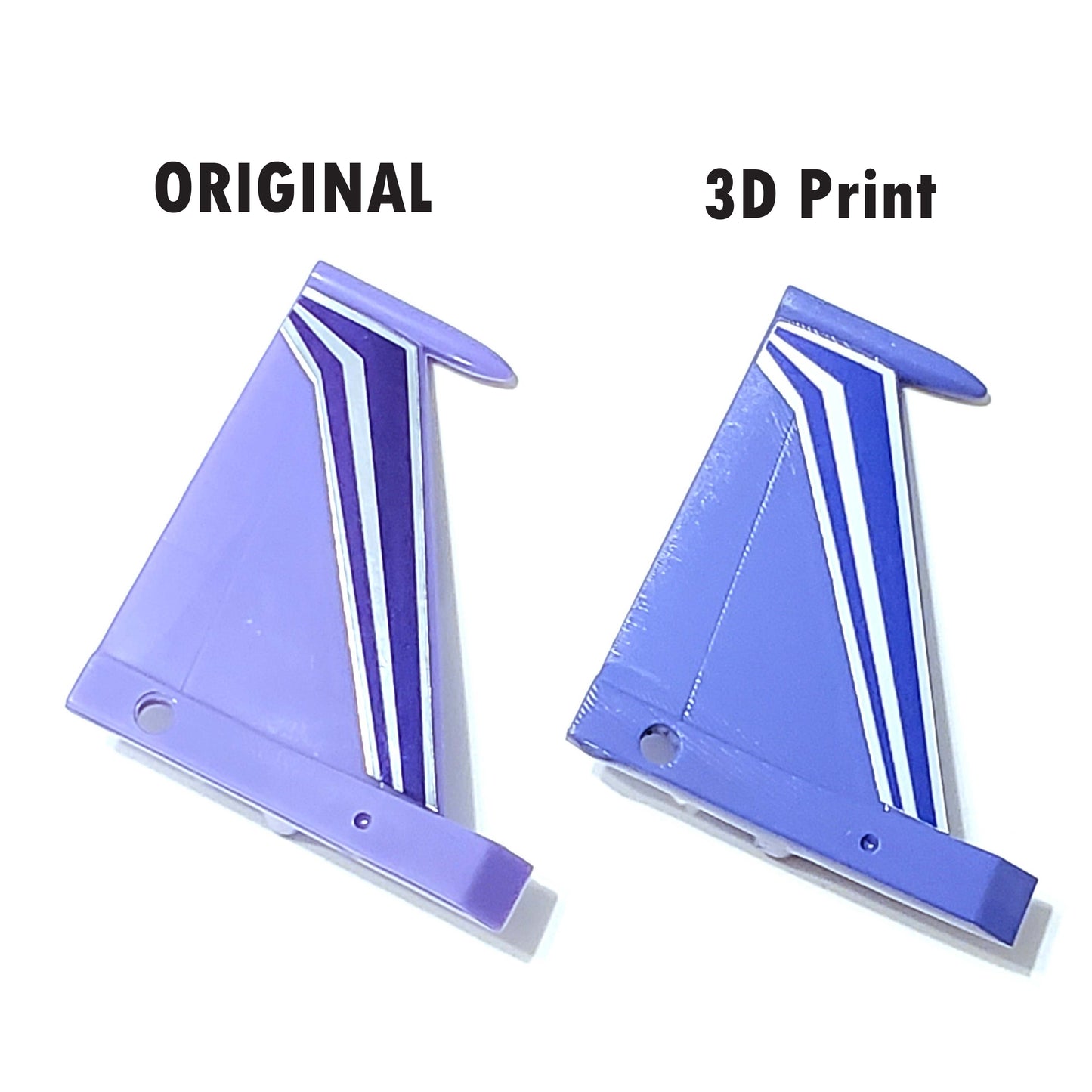 Rudder Parts for G1 Skywarp