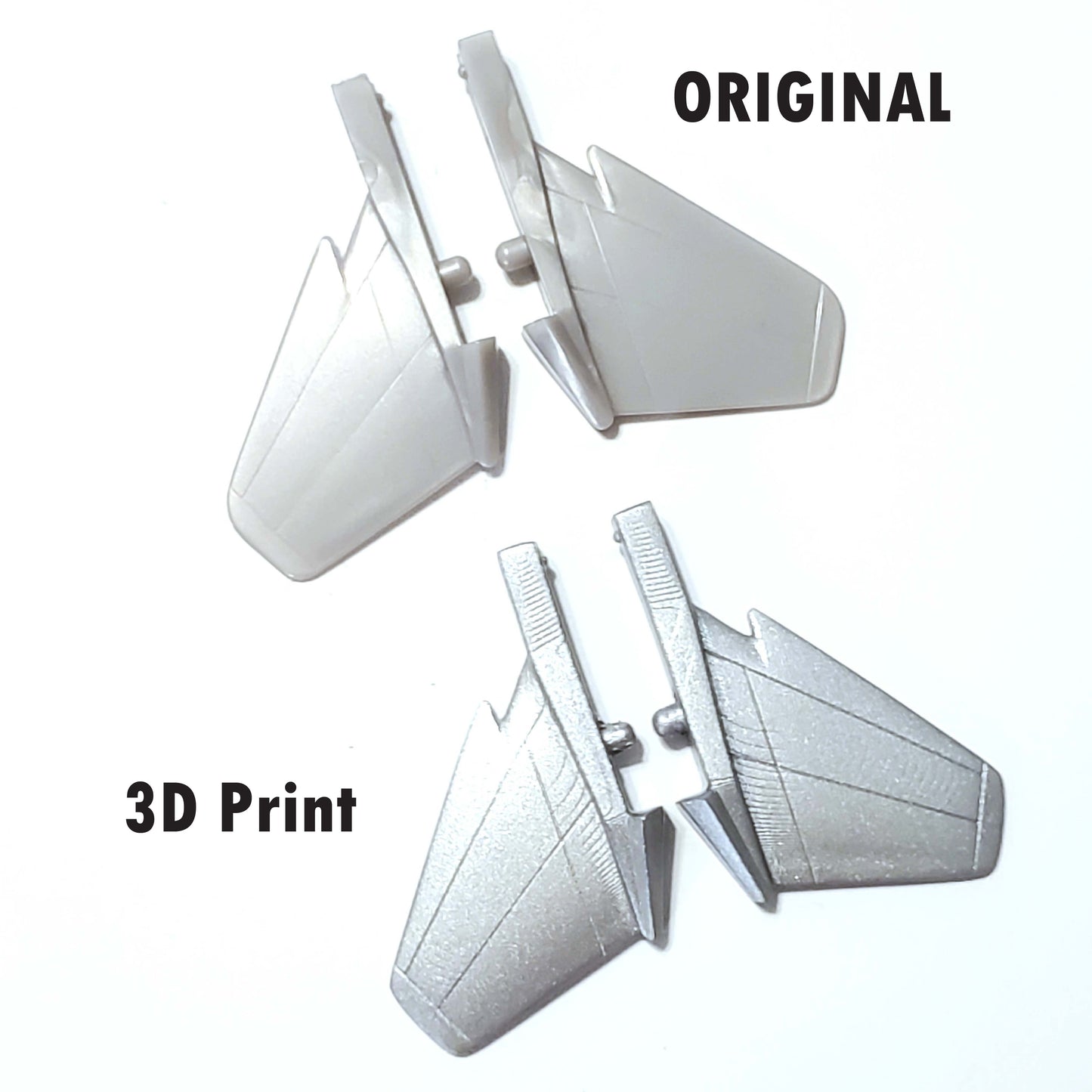 Tail Fin Parts for G1 Starscream