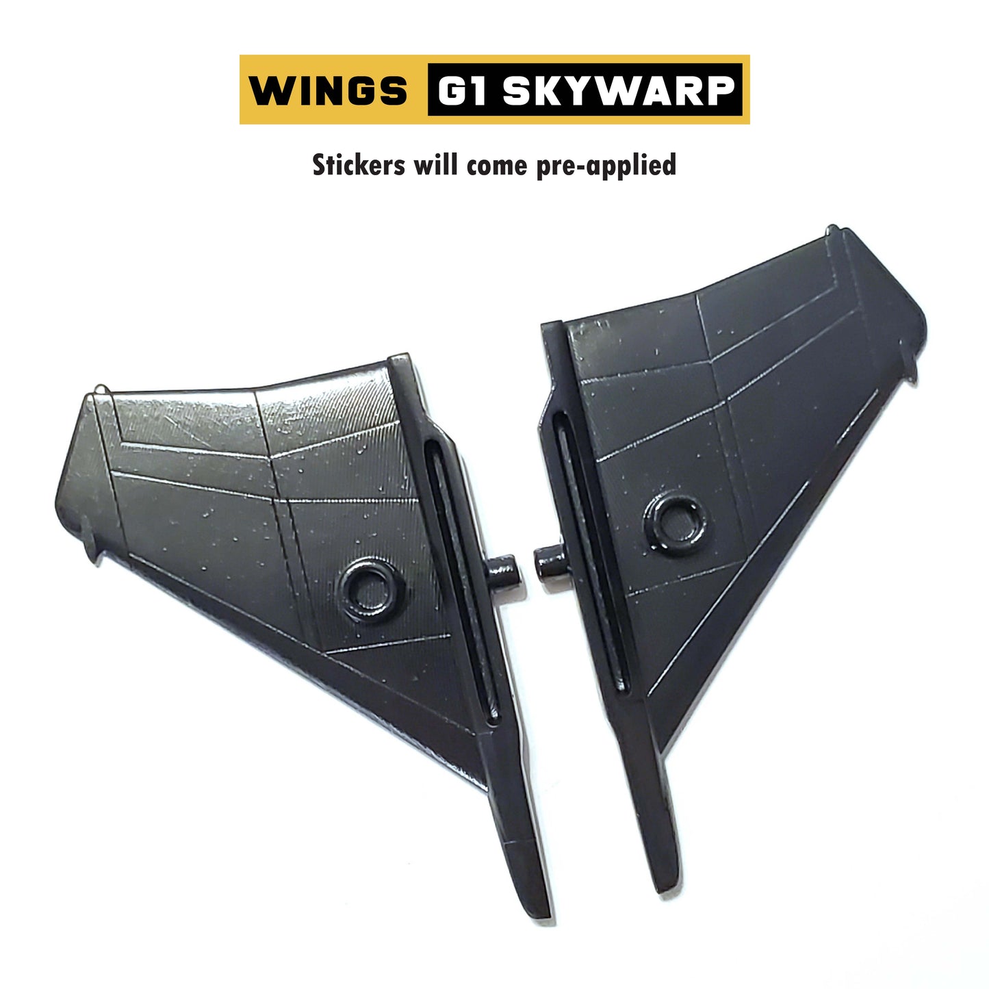 Wing Parts for G1 Skywarp