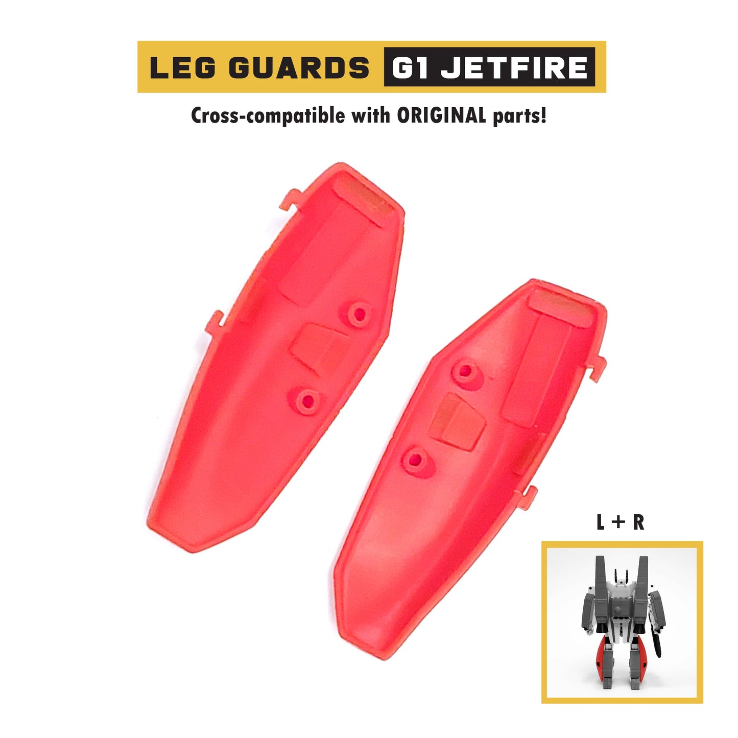 Leg Guard Parts for G1 Jetfire