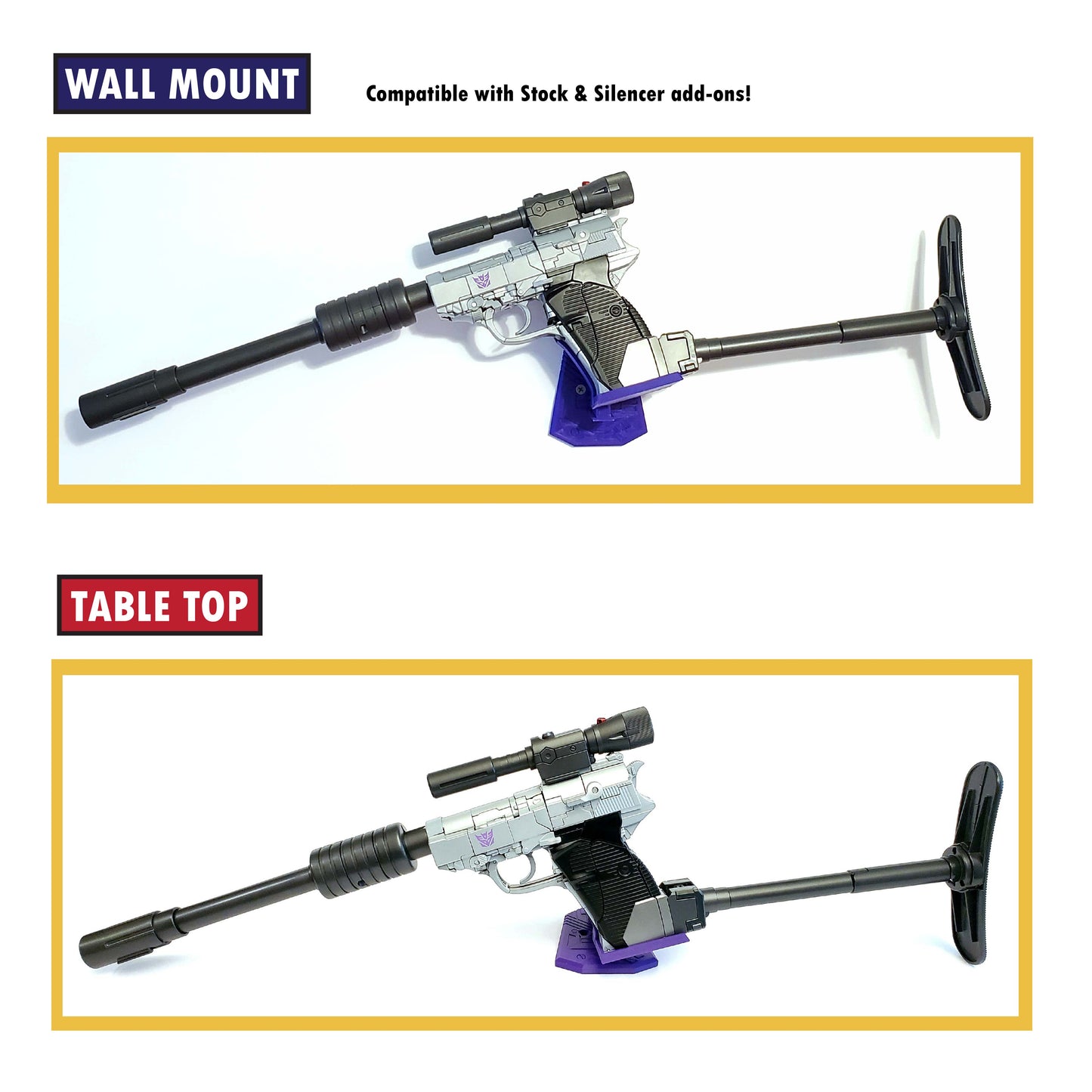 (2-in-1) Display Stand for MP-36 Megatron