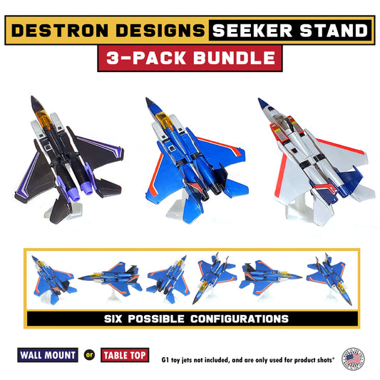 (3-Pack Bundle) Display Stands for G1 Seeker Jets
