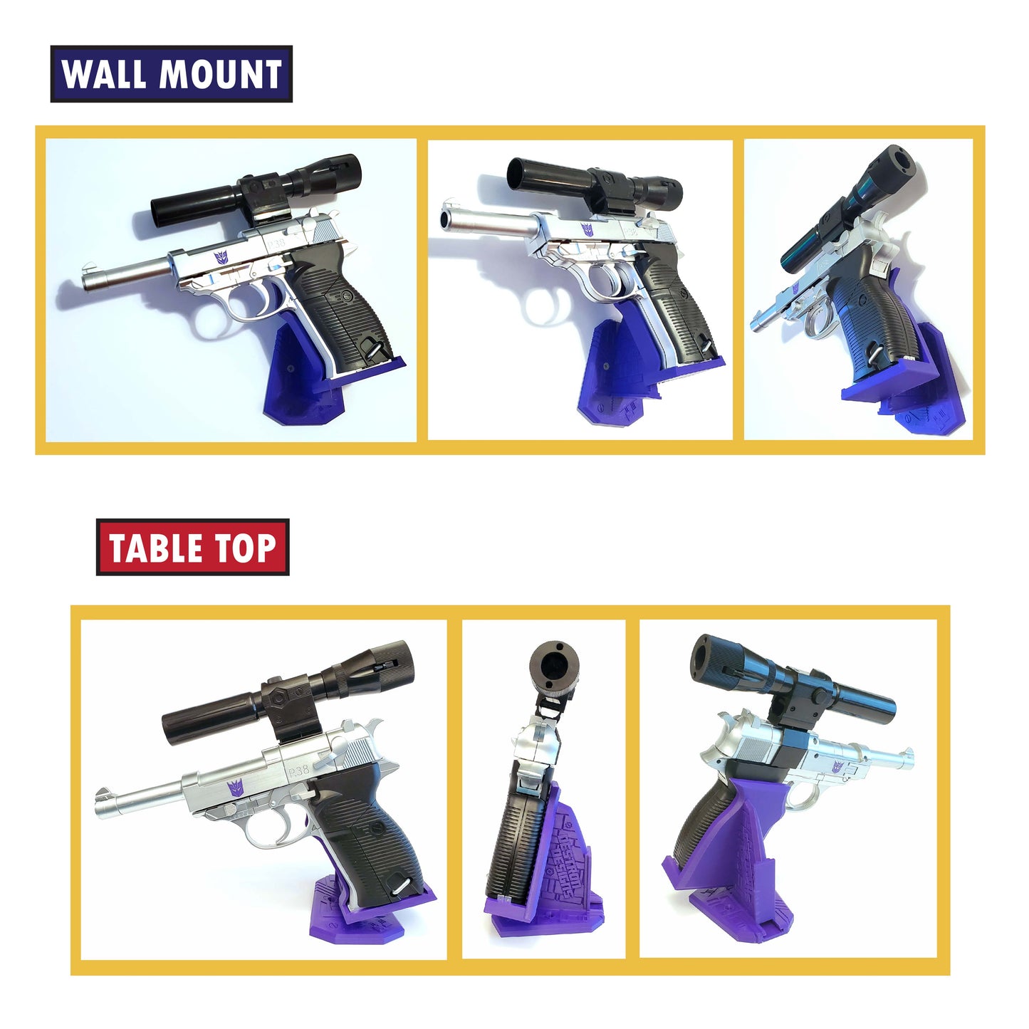 (2-in-1) Display Stand for MP-05 Megatron