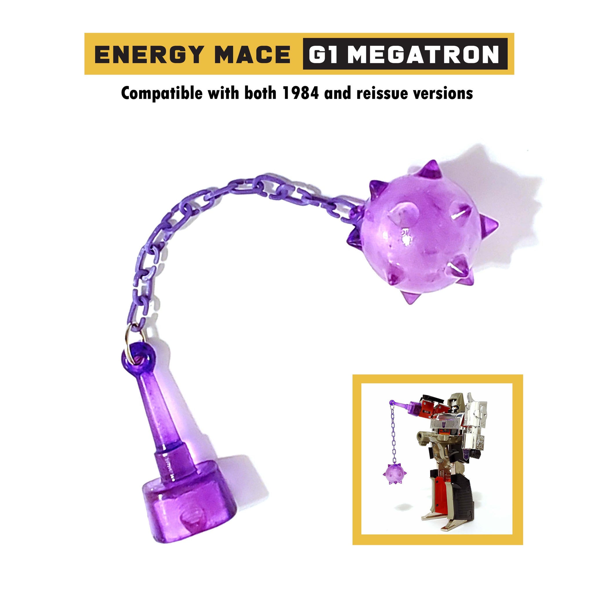 Energy Mace for G1 Megatron Destron Designs