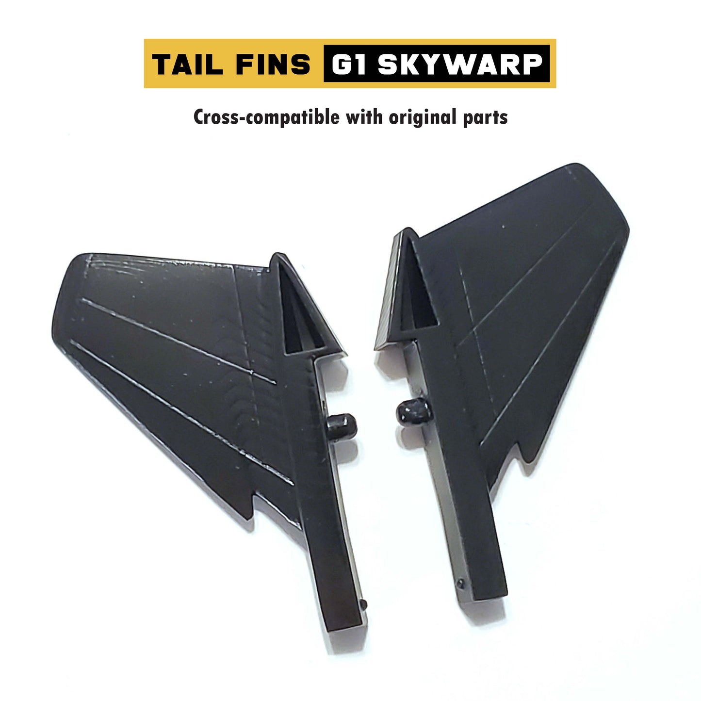 Tail Fin Parts for G1 Skywarp